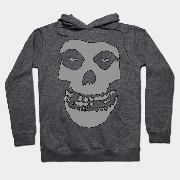 Crimson Ghost - Gray Solid Hoodie by Controlled Chaos